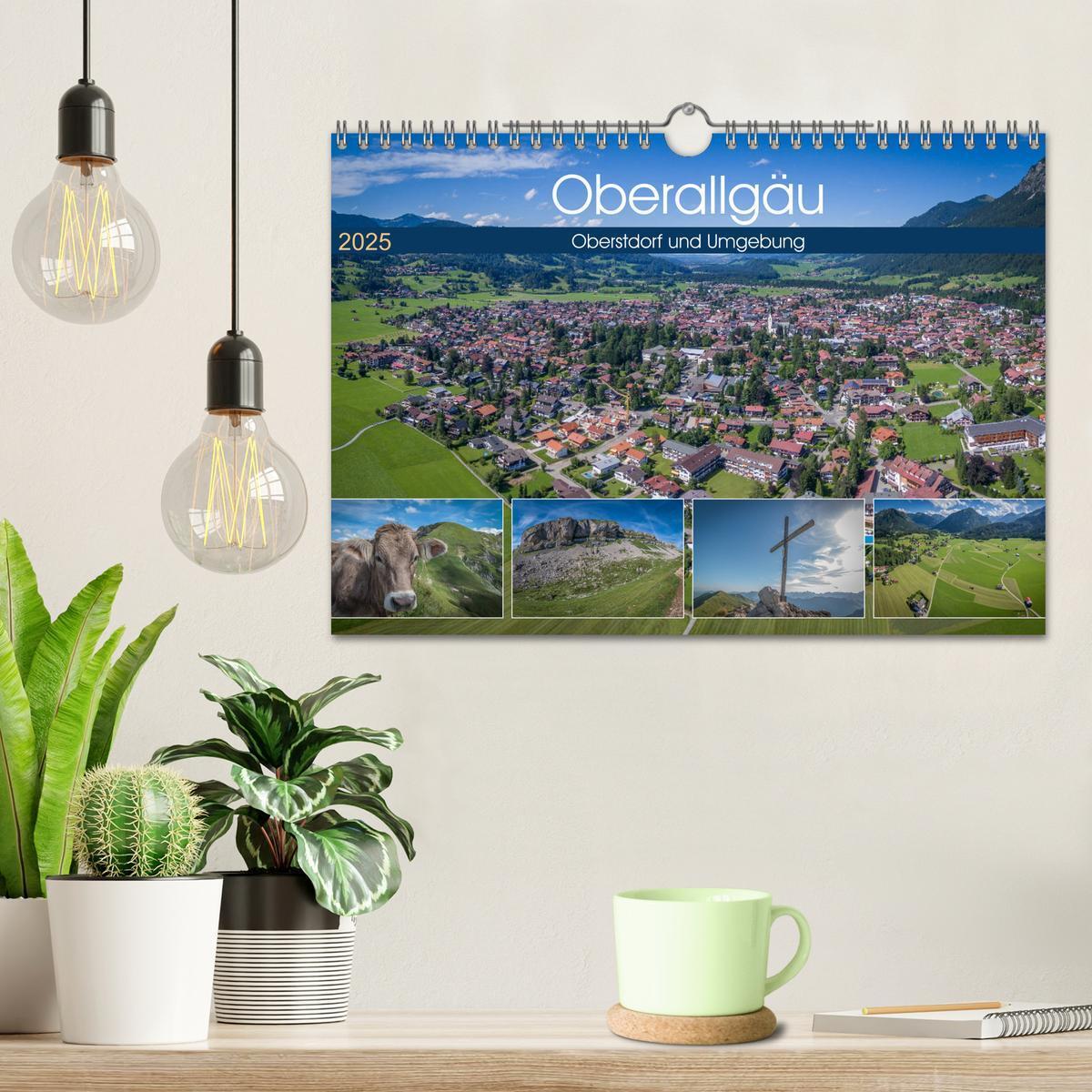 Bild: 9783435438525 | Oberallgäu - Oberstdorf und Umgebung (Wandkalender 2025 DIN A4...