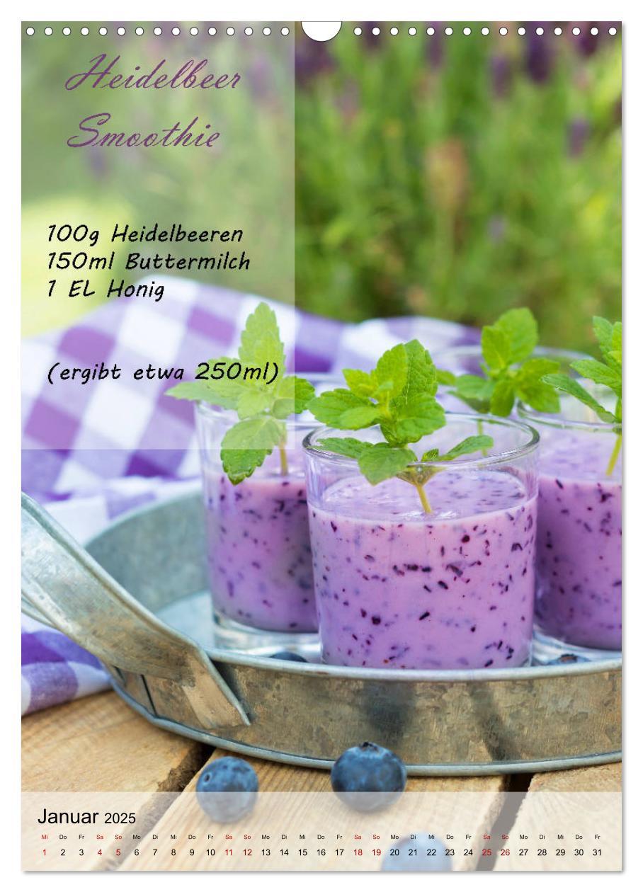 Bild: 9783435985548 | Smoothies zum Selbermachen (Wandkalender 2025 DIN A3 hoch),...