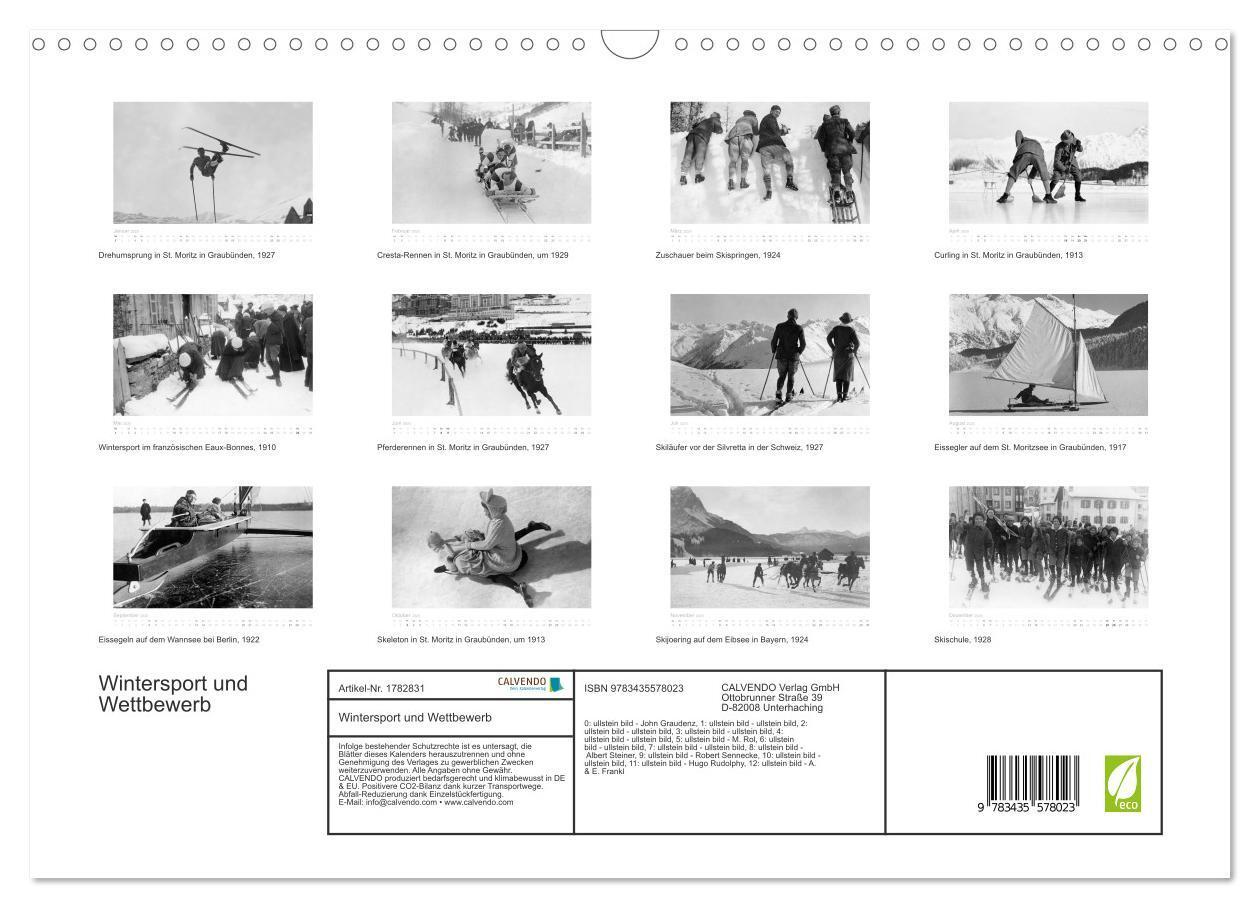 Bild: 9783435578023 | Wintersport und Wettbewerb (Wandkalender 2025 DIN A3 quer),...