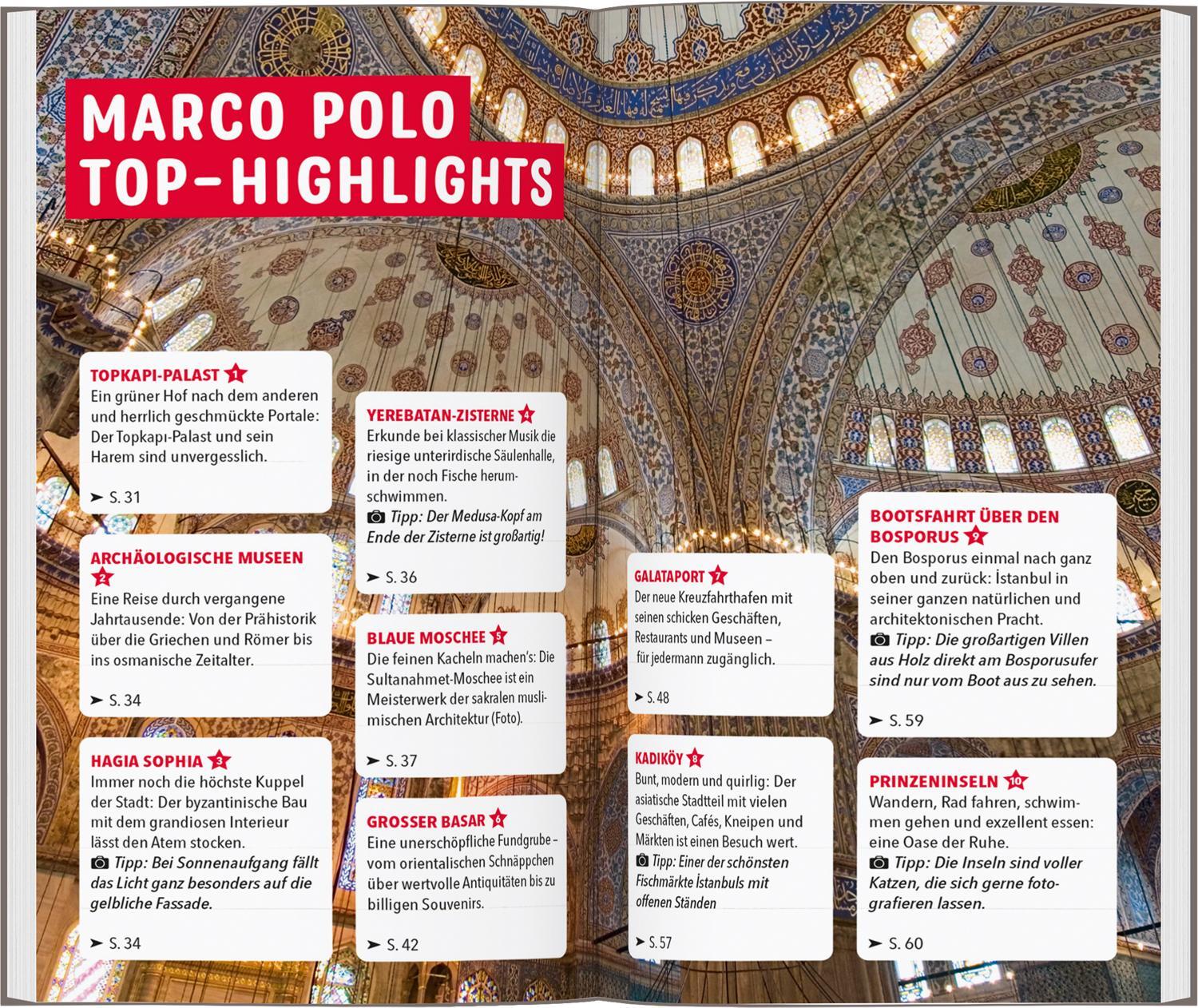 Bild: 9783829734868 | MARCO POLO Reiseführer Istanbul | Dilek Zaptcioglu-Gottschlich (u. a.)