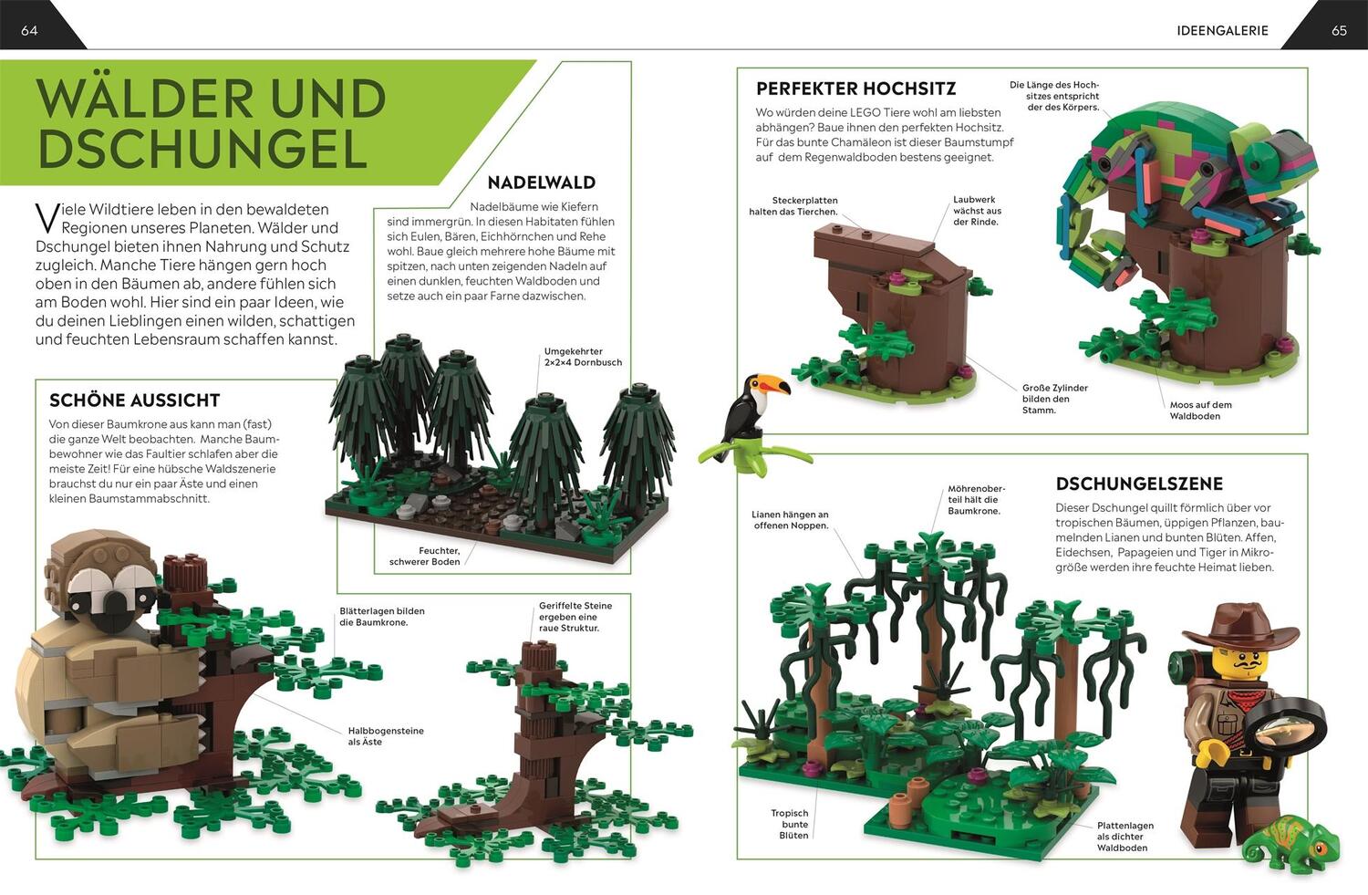 Bild: 9783831047086 | LEGO® Bauideen Tiere | Hannah Dolan | Buch | 96 S. | Deutsch | 2023