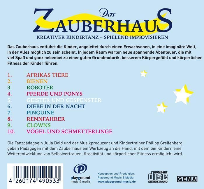 Bild: 4260174490533 | Das Zauberhaus | Kreativer Kindertanz - Spielend Improvisieren | CD