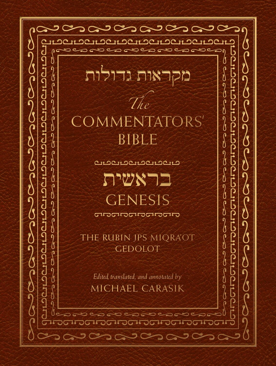 Cover: 9780827609426 | The Commentators' Bible: Genesis | The Rubin JPS Miqra'ot Gedolot