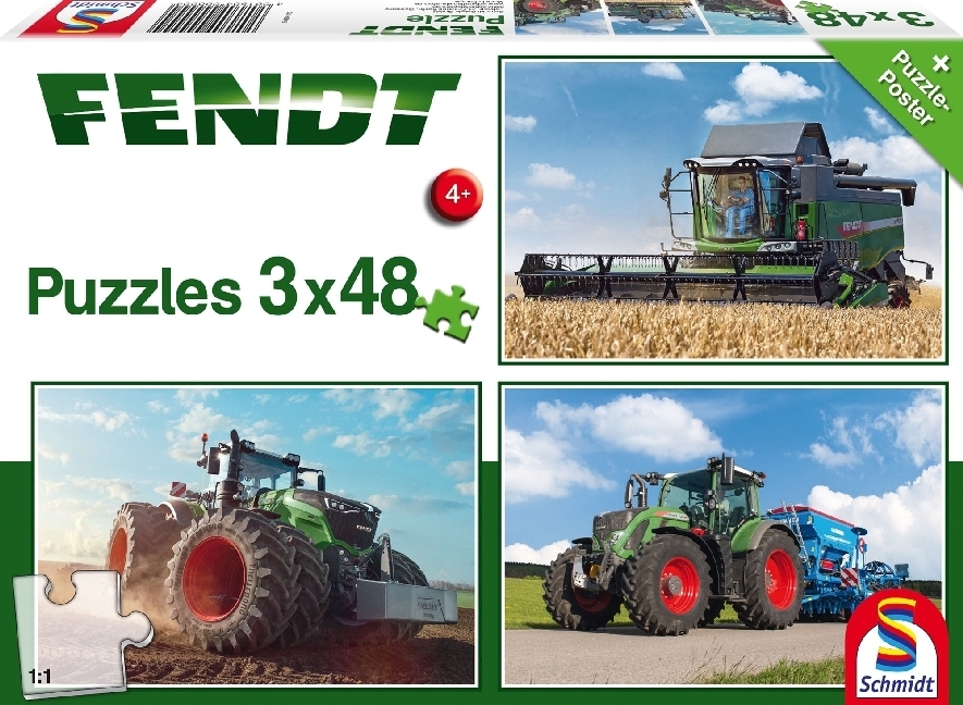 Cover: 4001504562212 | Fendt 1050 Vario / 724 Vario / 6275L (Kinderpuzzle) | Spiel | 56221