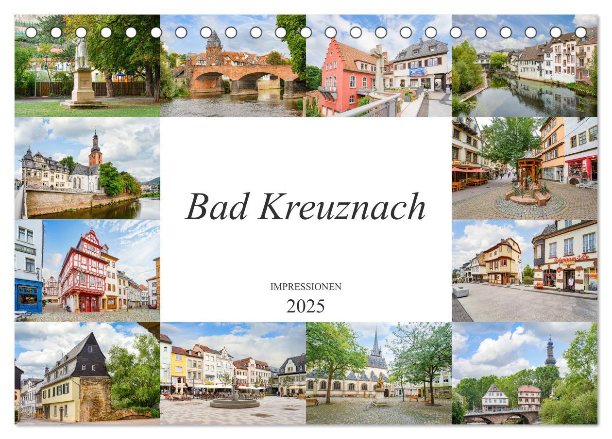 Cover: 9783435179480 | Bad Kreuznach Impressionen (Tischkalender 2025 DIN A5 quer),...