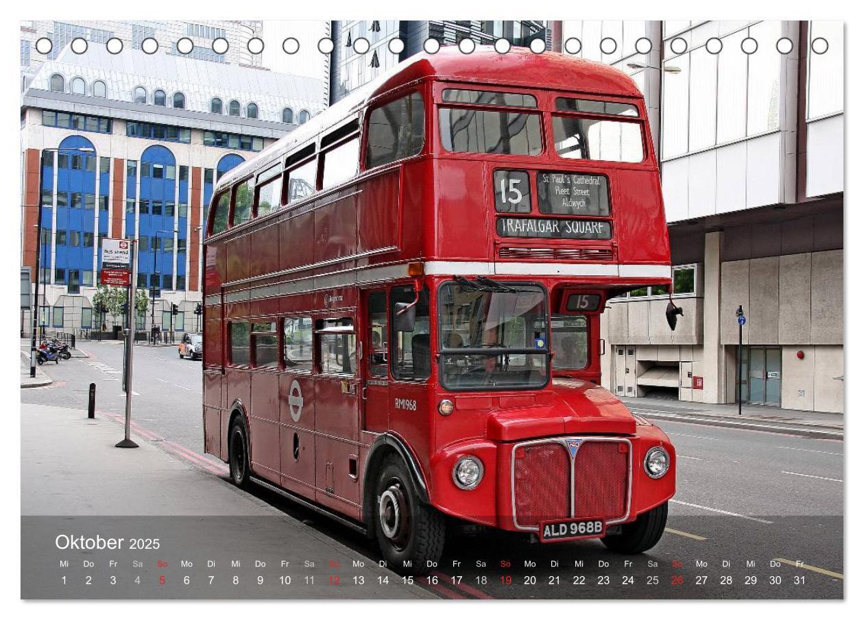 Bild: 9783435592395 | London (Tischkalender 2025 DIN A5 quer), CALVENDO Monatskalender