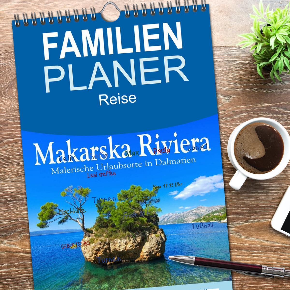 Bild: 9783457119068 | Familienplaner 2025 - Makarska Riviera - Malerische Urlaubsorte in...