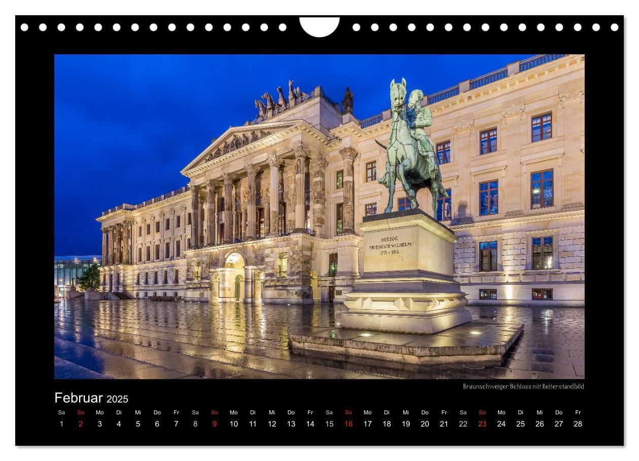 Bild: 9783435681747 | BRAUNSCHWEIG - Abendliche Impressionen (Wandkalender 2025 DIN A4...