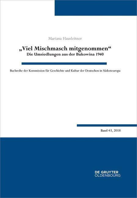 Cover: 9783110588910 | 'Viel Mischmasch mitgenommen' | Mariana Hausleitner | Buch | VIII