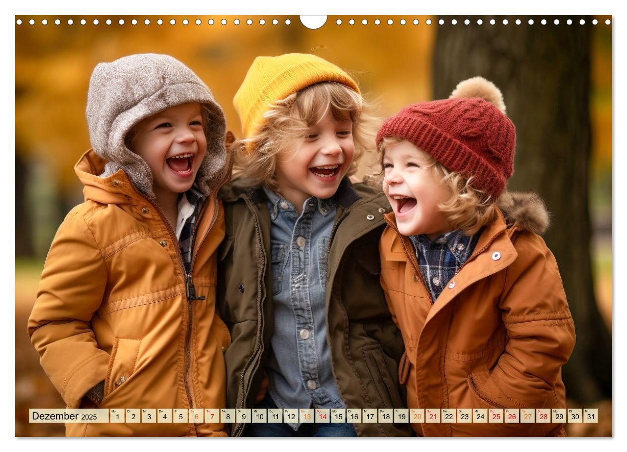 Bild: 9783383863110 | Kinder Lachen (Wandkalender 2025 DIN A3 quer), CALVENDO Monatskalender