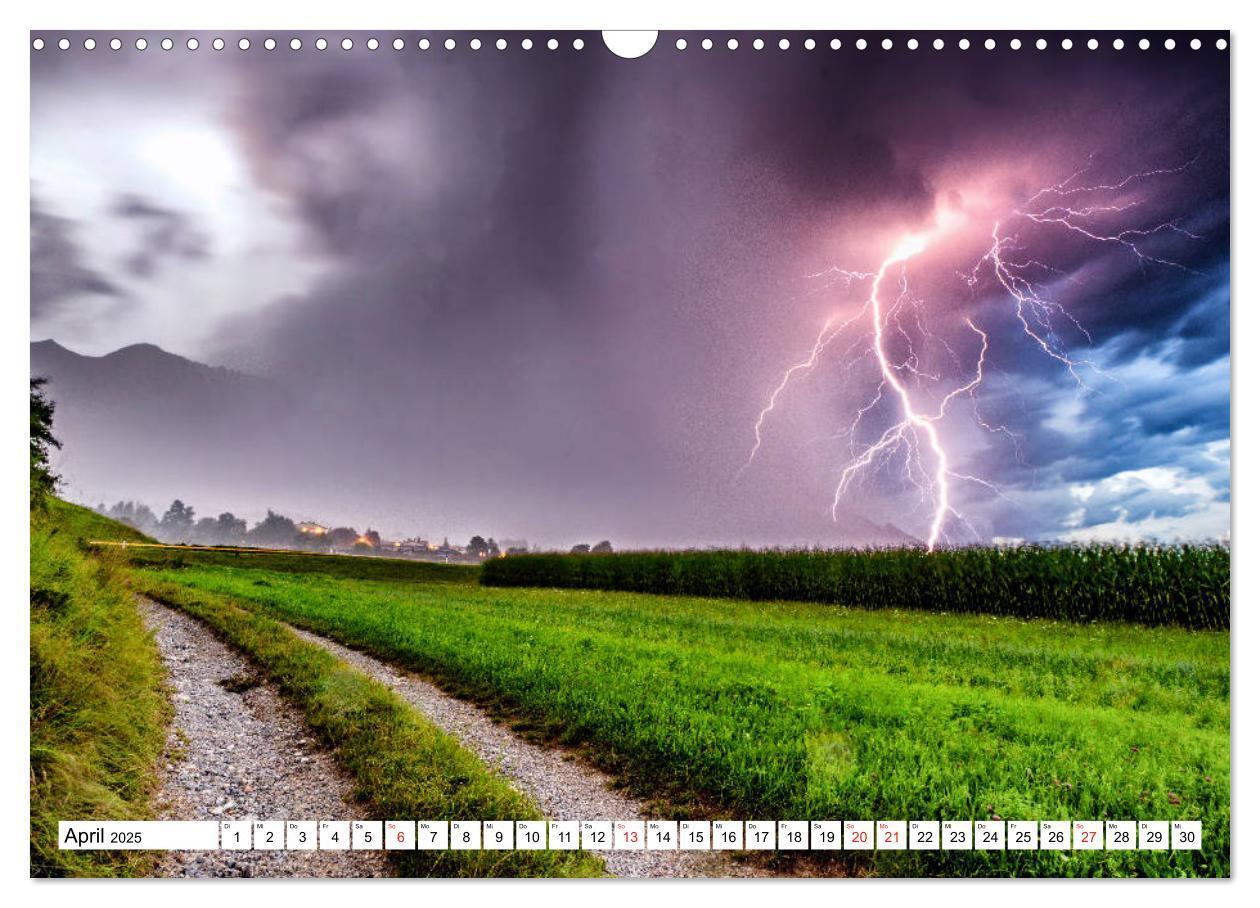 Bild: 9783435112654 | Gewitter in den Alpen (Wandkalender 2025 DIN A3 quer), CALVENDO...