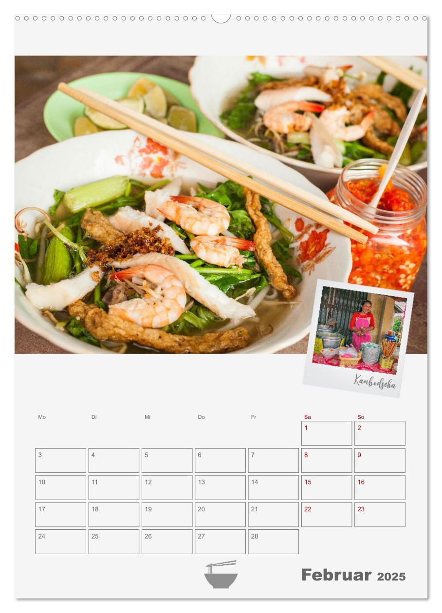 Bild: 9783435906482 | Street Food - Küchenplaner (Wandkalender 2025 DIN A2 hoch),...