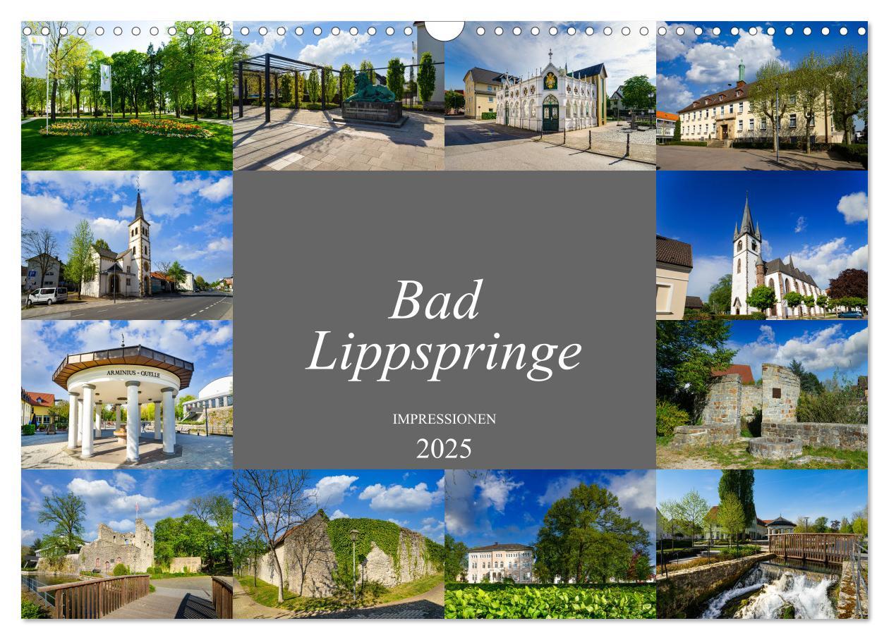 Cover: 9783435053308 | Bad Lippspringe Impressionen (Wandkalender 2025 DIN A3 quer),...