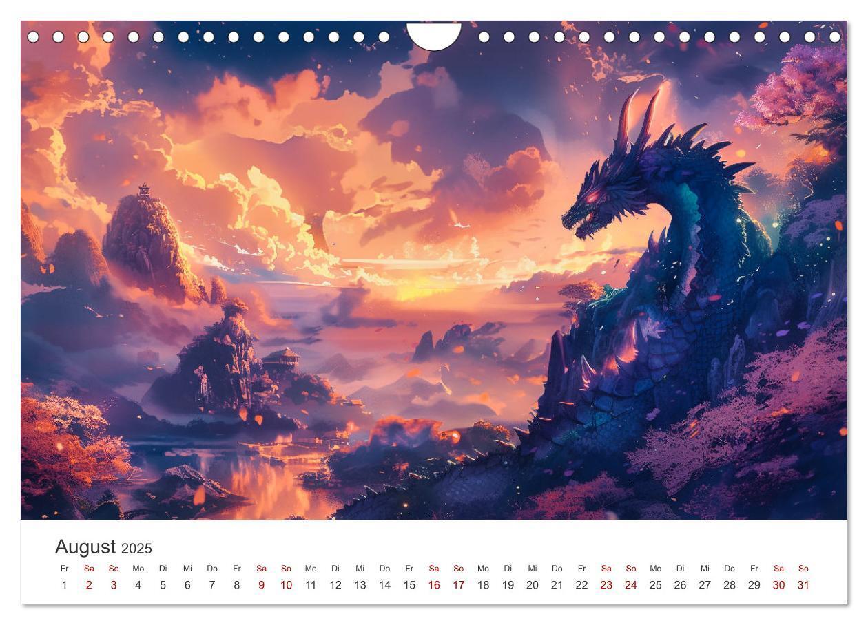 Bild: 9783383790935 | Das Jahr der Drachen (Wandkalender 2025 DIN A4 quer), CALVENDO...