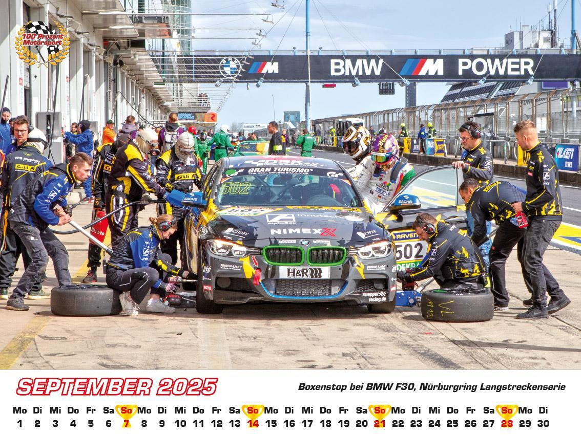 Bild: 9783948794743 | BMW im Rennsport Kalender 2025 | Frank Pommer | Kalender | Deutsch