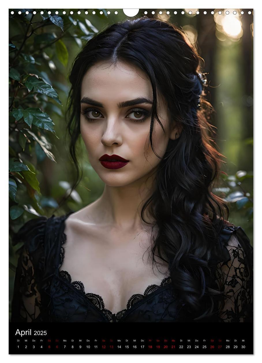 Bild: 9783457180167 | Gothic beauties - Schönheiten der Nacht (Wandkalender 2025 DIN A3...