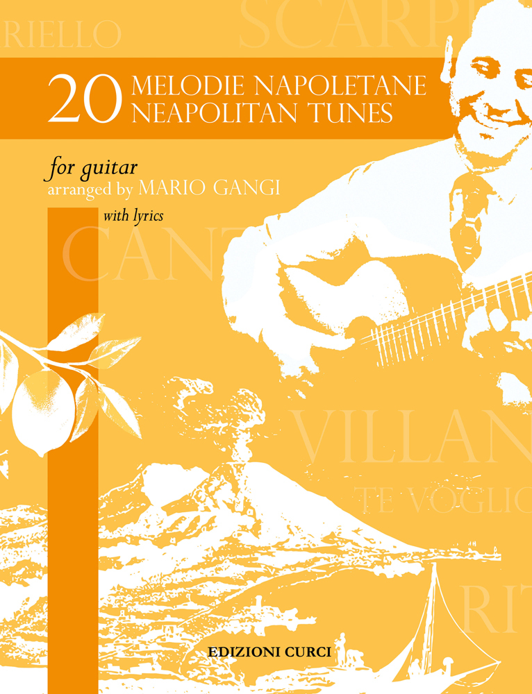 Cover: 9790215908819 | 20 Melodie Napoletane | Arranged by Mario Gangi for guitar with lyrics