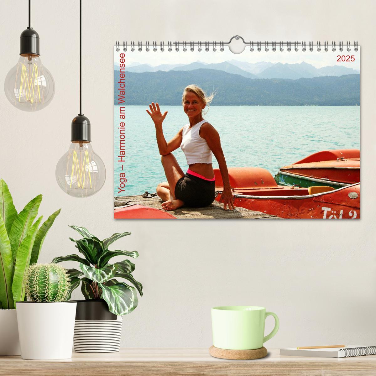 Bild: 9783435283132 | Yoga ¿ Harmonie am Walchensee (Wandkalender 2025 DIN A4 quer),...