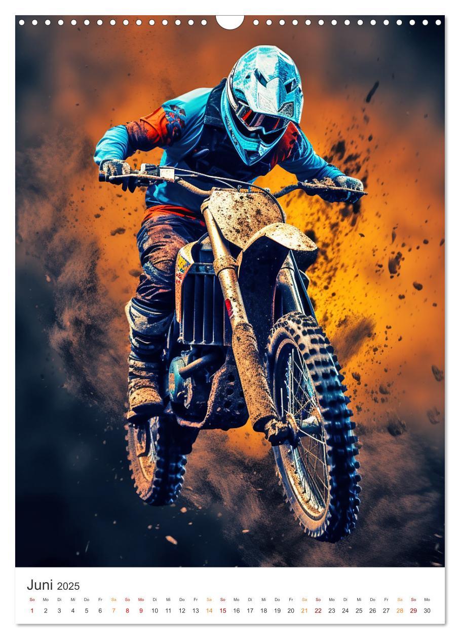 Bild: 9783435856305 | Motocross - Mit Leib und Seele dabei (Wandkalender 2025 DIN A3...