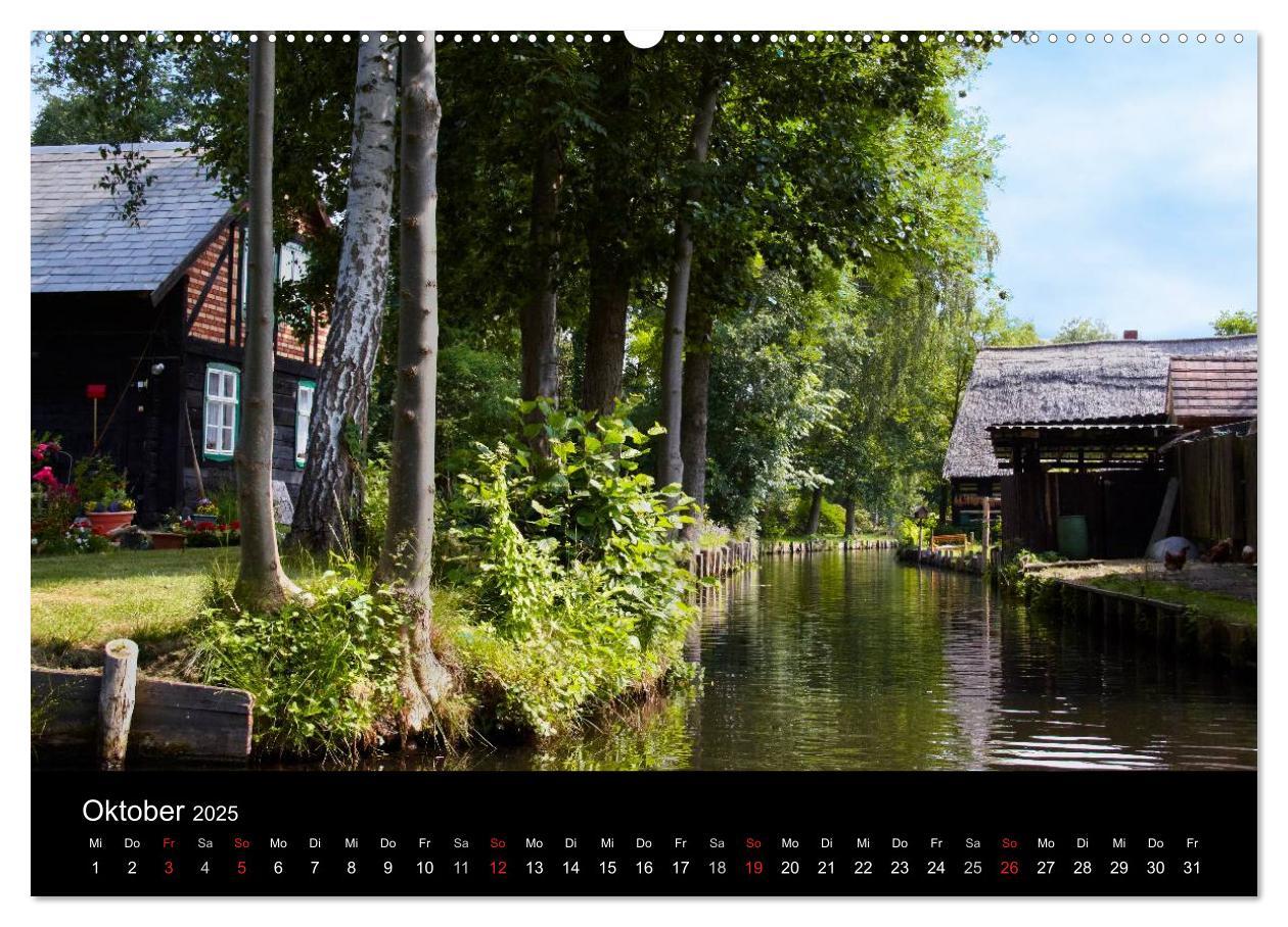 Bild: 9783435810192 | Geheimnisvoller Spreewald (Wandkalender 2025 DIN A2 quer), CALVENDO...