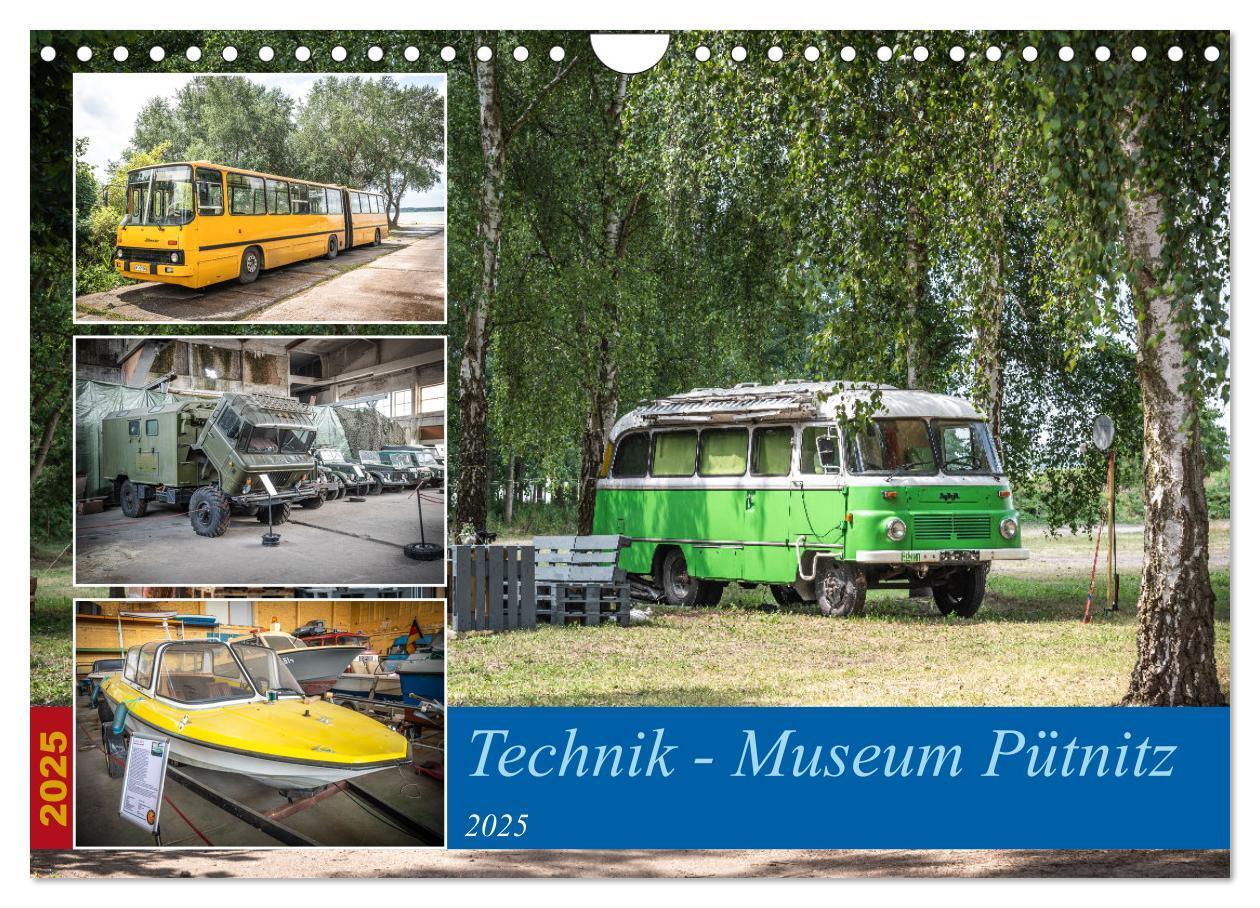 Cover: 9783383853432 | Technik-Museum Pütnitz (Wandkalender 2025 DIN A4 quer), CALVENDO...