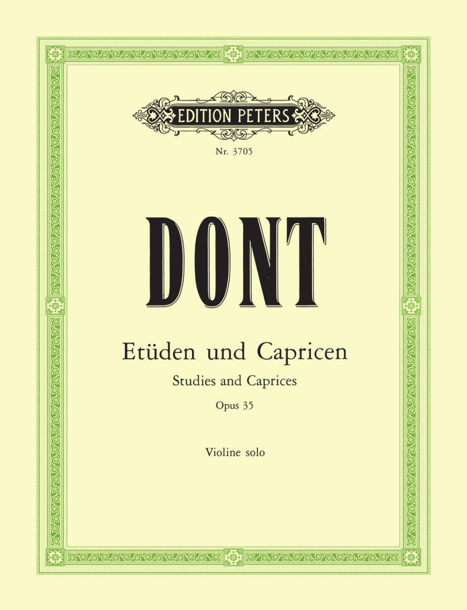 Cover: 9790014017835 | 24 Etudes and Caprices Op. 35 for Violin | Jacob Dont | Taschenbuch