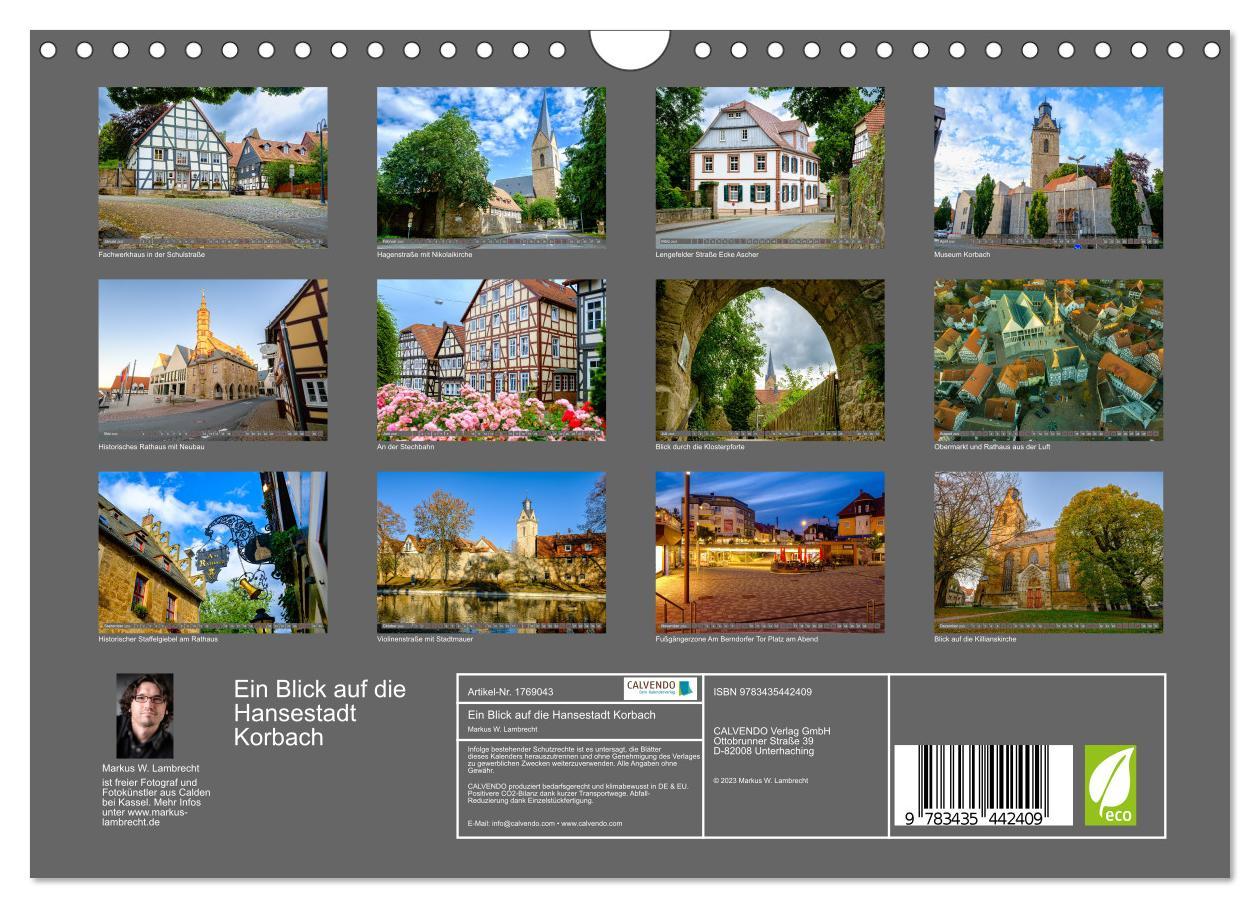 Bild: 9783435442409 | Ein Blick auf die Hansestadt Korbach (Wandkalender 2025 DIN A4...