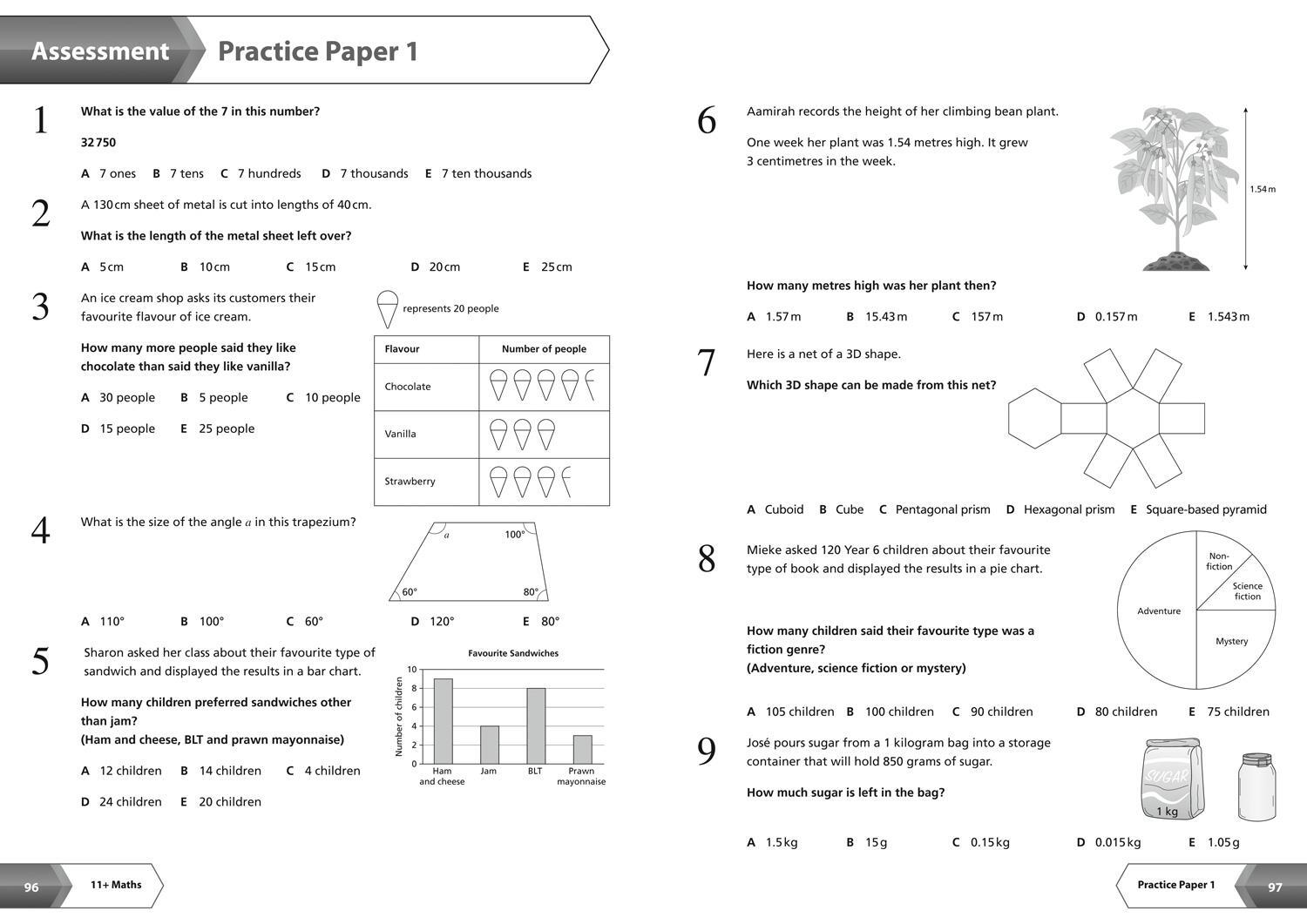 Bild: 9780008398859 | 11+ Maths Complete Revision, Practice &amp; Assessment for GL | Collins 11