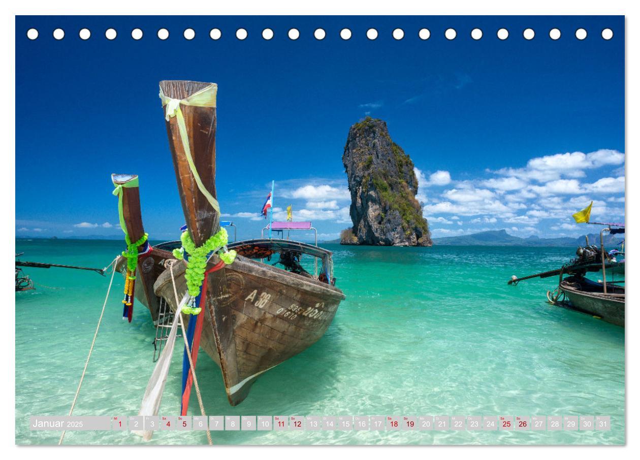 Bild: 9783435079988 | THAILAND - Land des Lächelns (Tischkalender 2025 DIN A5 quer),...