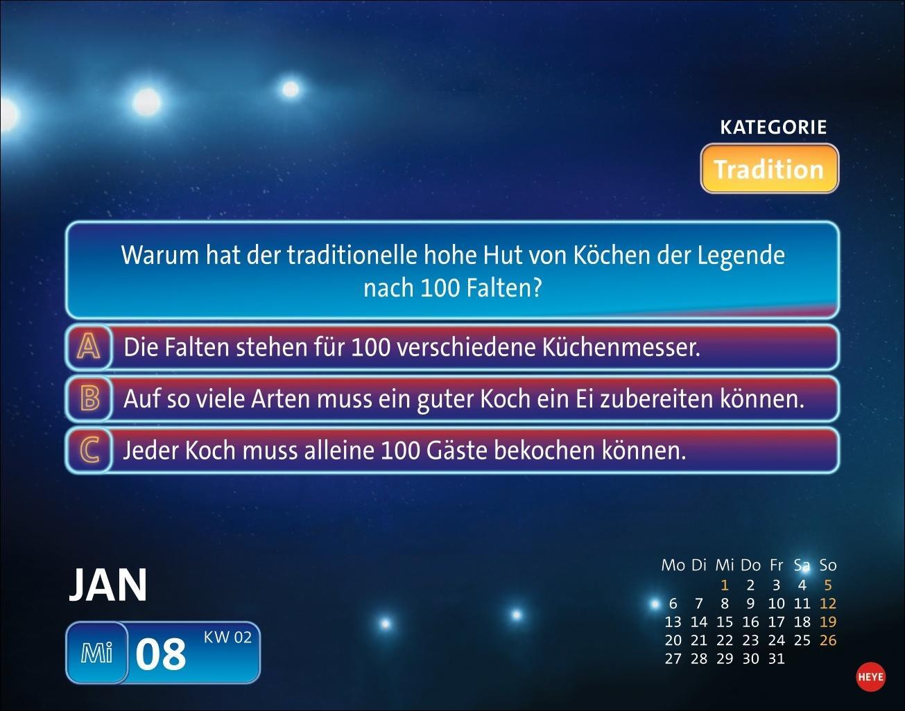 Bild: 9783756406258 | Wer weiß denn sowas? Tagesabreißkalender 2025 | Heye | Kalender | 2025