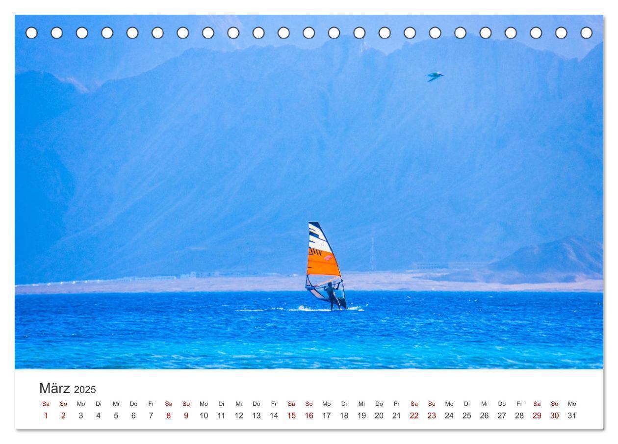 Bild: 9783383927317 | Windsurfen - Wellen und Wind (Tischkalender 2025 DIN A5 quer),...