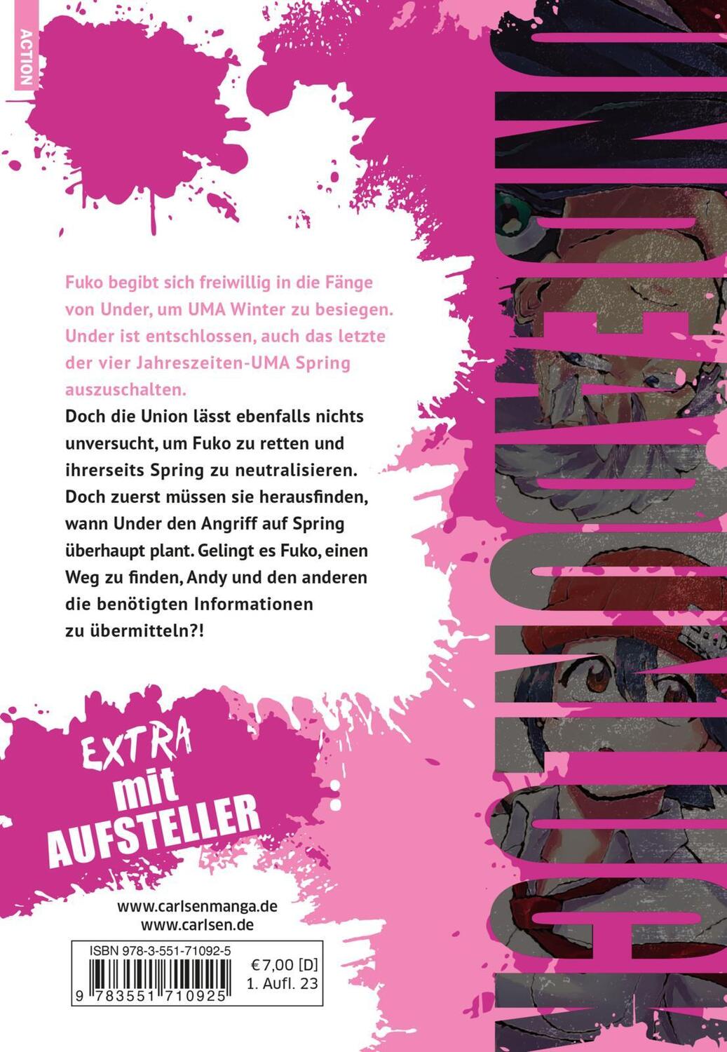 Rückseite: 9783551710925 | Undead Unluck 9 | Mit coolem Aufsteller in der ersten Auflage! | Buch