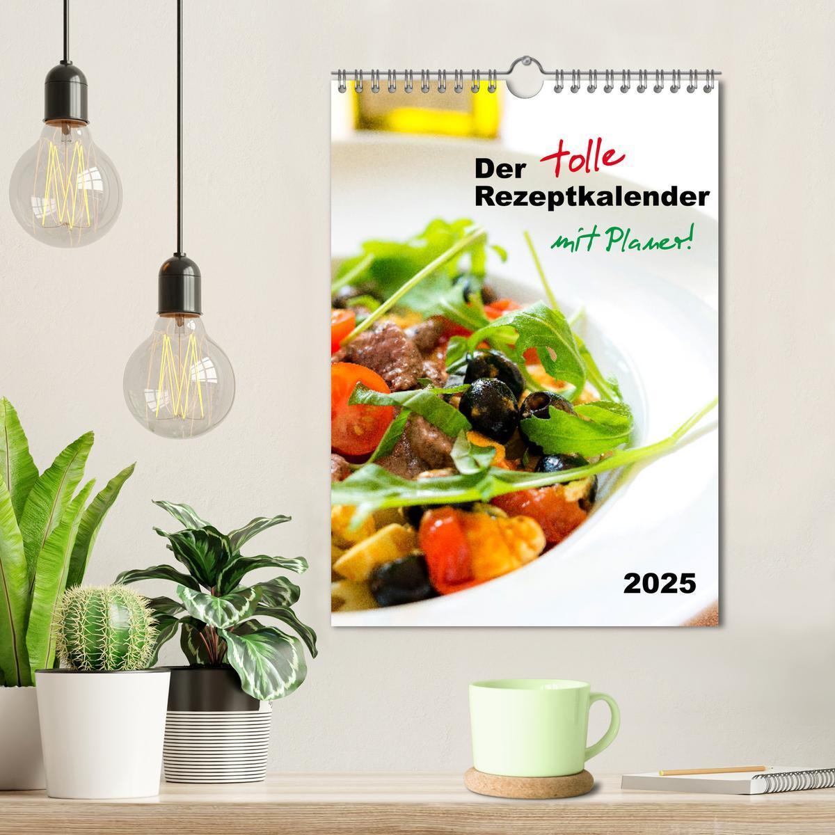 Bild: 9783435932573 | Der tolle Rezeptkalender (Wandkalender 2025 DIN A4 hoch), CALVENDO...