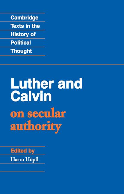 Cover: 9780521349864 | Luther and Calvin on Secular Authority | John Calvin (u. a.) | Buch