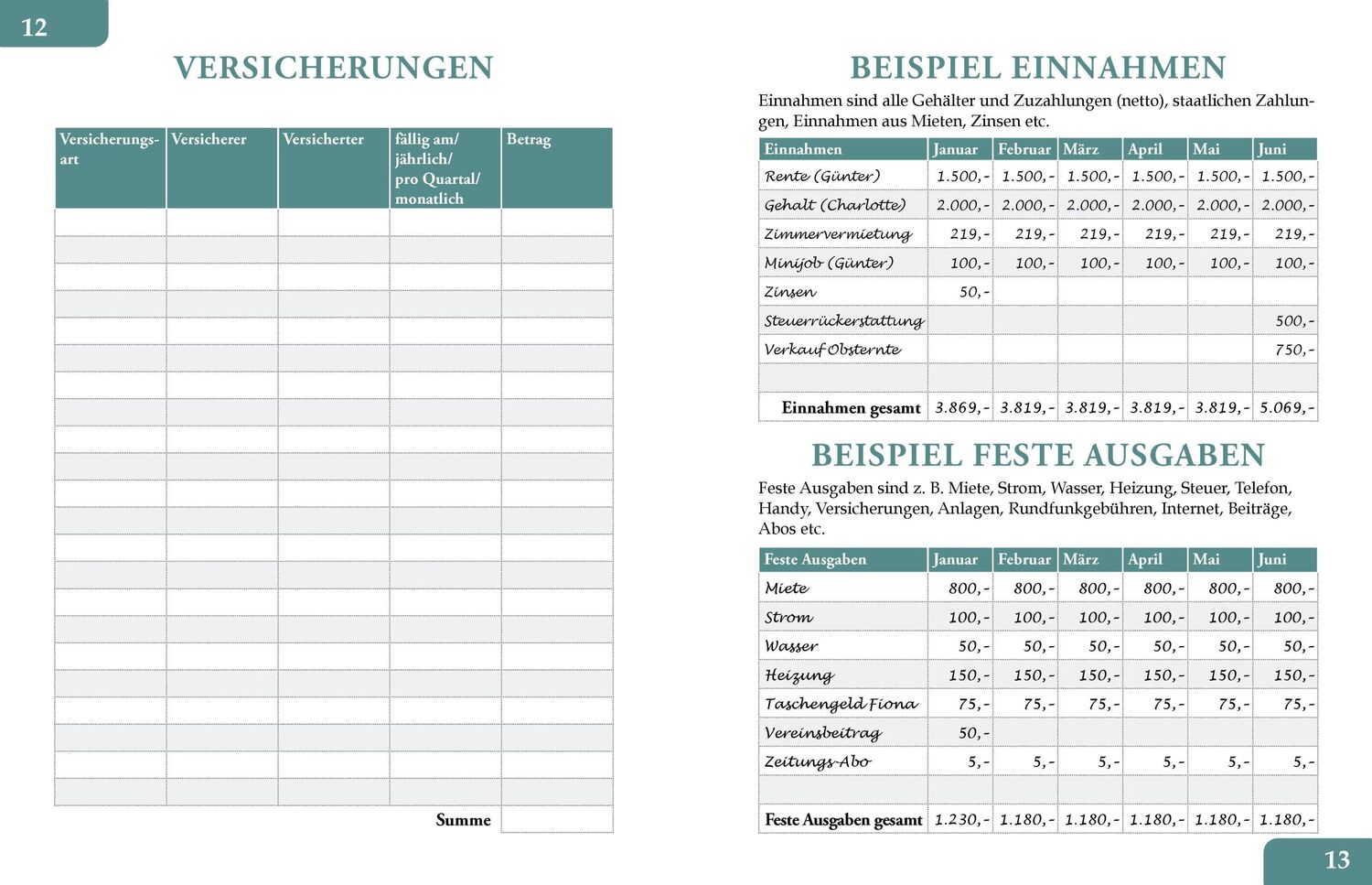 Bild: 9783625193791 | Haushaltsbuch für Senioren In großer Schrift | Taschenbuch | 96 S.