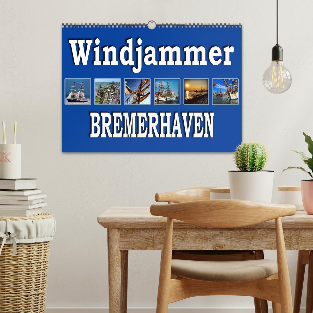 Bild: 9783435580804 | Windjammer - Bremerhaven (Wandkalender 2025 DIN A3 quer), CALVENDO...