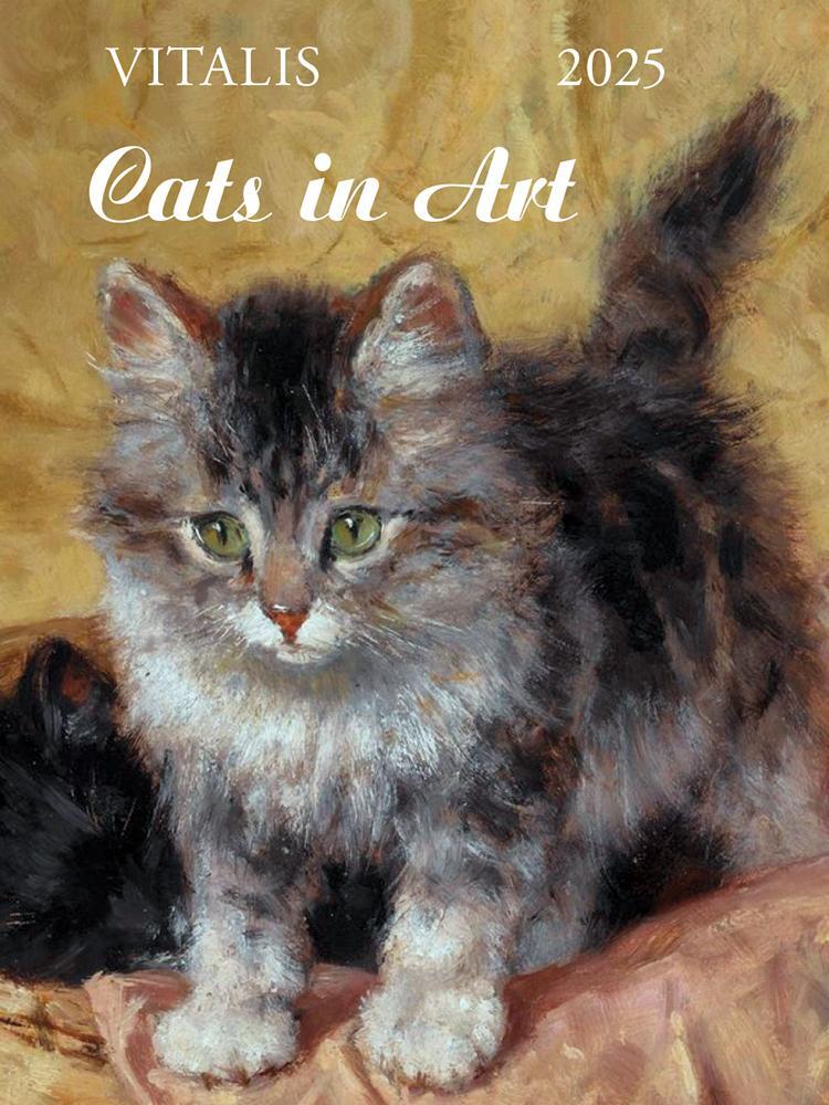 Cover: 9783899198874 | Cats in Art 2025 | Minikalender | Carl Reichert | Kalender | Englisch