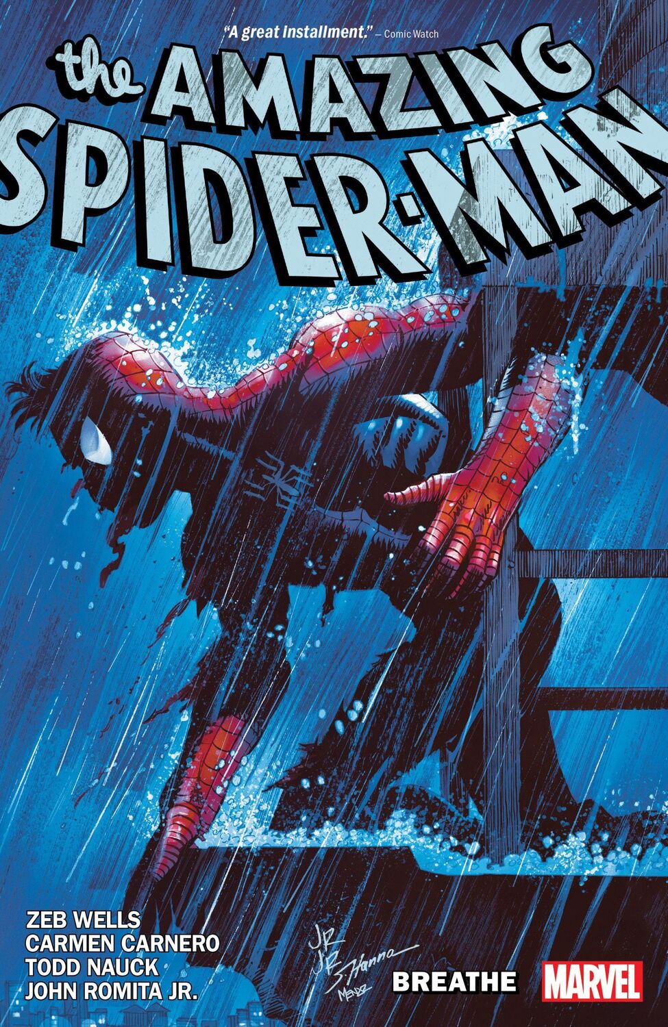 Cover: 9781302954611 | Amazing Spider-Man by Zeb Wells Vol. 10: Breathe | Zeb Wells | Buch