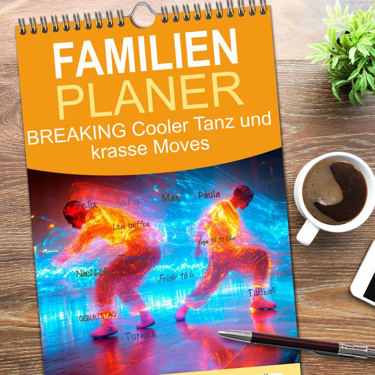 Bild: 9783457192771 | Familienplaner 2025 - BREAKING Cooler Tanz und krasse Moves mit 5...