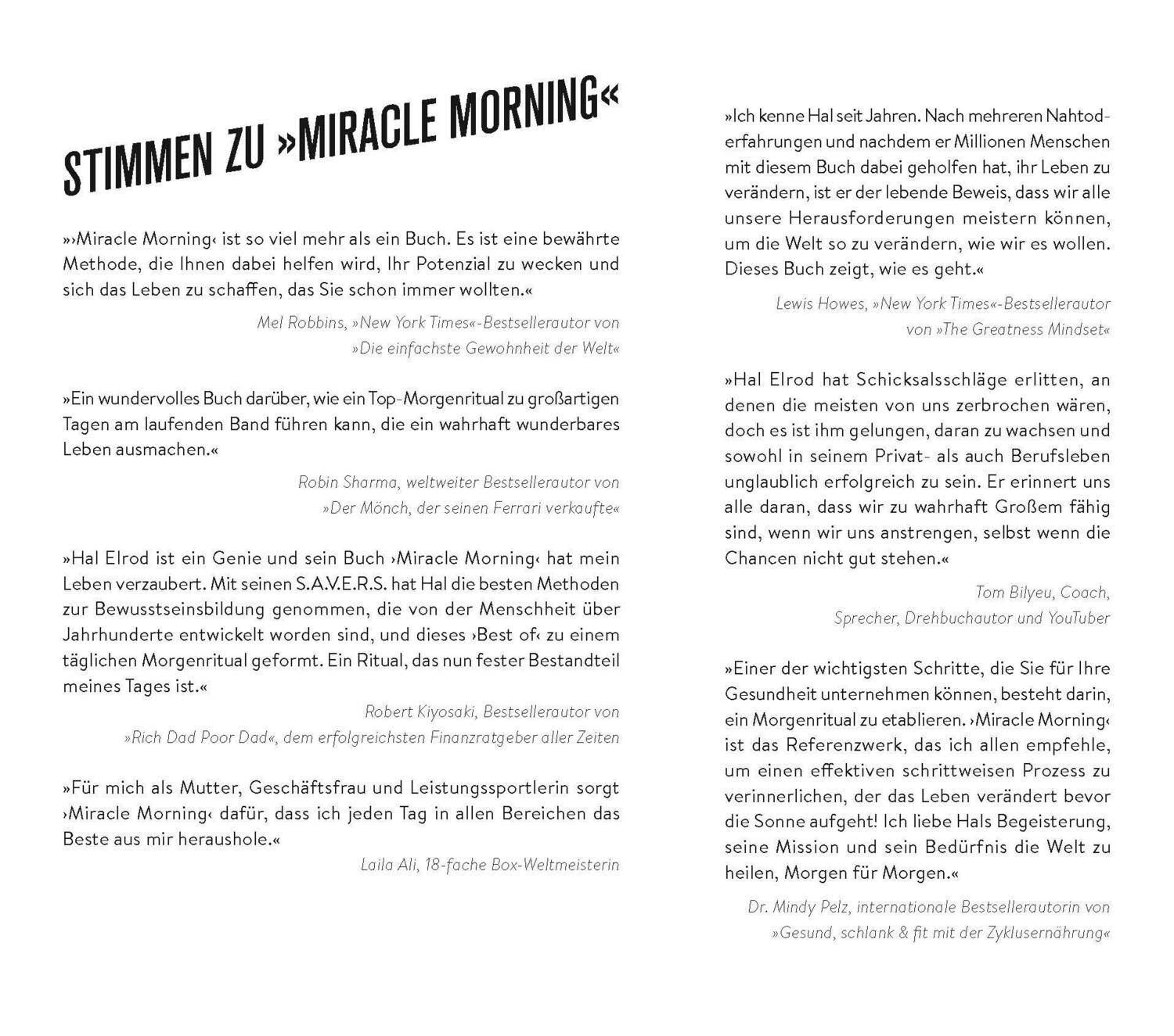 Bild: 9783424154764 | Miracle Morning | Hal Elrod | Taschenbuch | 288 S. | Deutsch | 2023