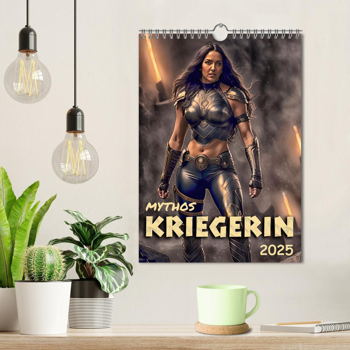 Bild: 9783383766572 | Mythos Kriegerin (Wandkalender 2025 DIN A4 hoch), CALVENDO...