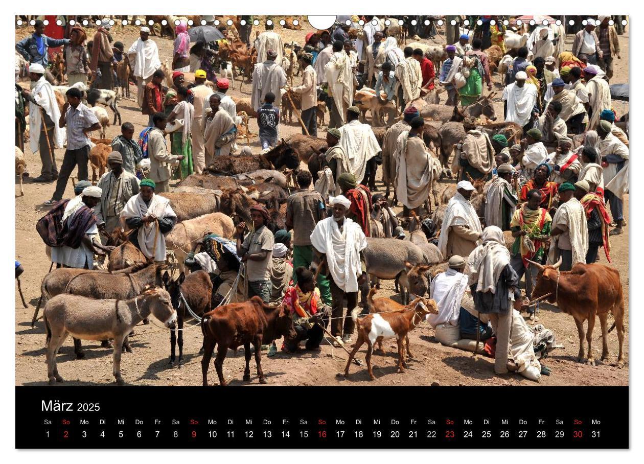 Bild: 9783435568444 | Äthiopien Augenblicke (Wandkalender 2025 DIN A3 quer), CALVENDO...