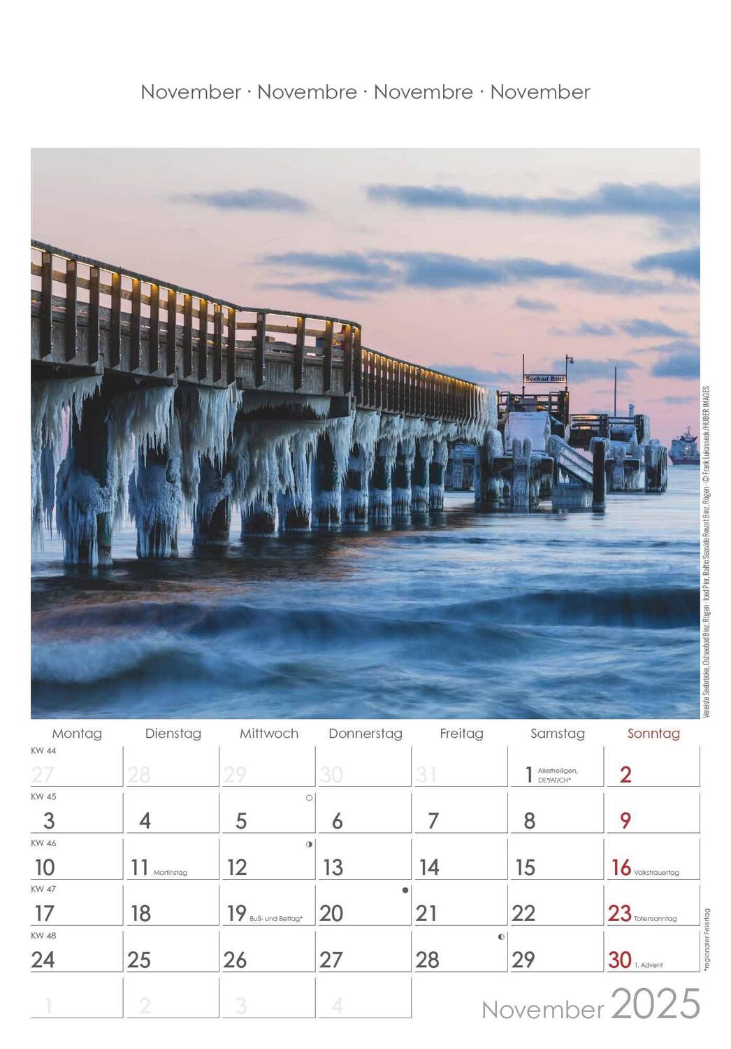 Bild: 4251732341169 | Mecklenburg-Vorpommern 2025 - Bild-Kalender 23,7x34 cm -...