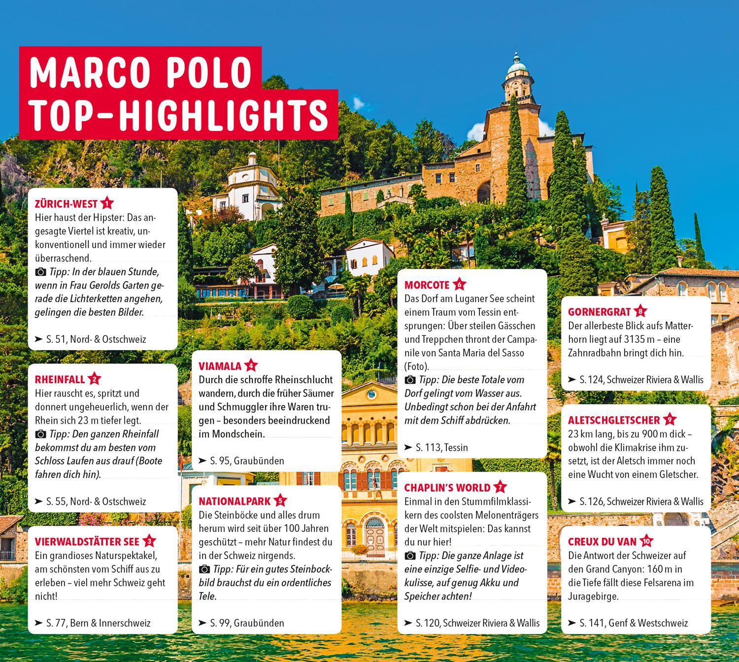 Bild: 9783829719216 | MARCO POLO Reiseführer Schweiz | Marc Engelhardt | Taschenbuch | 2022