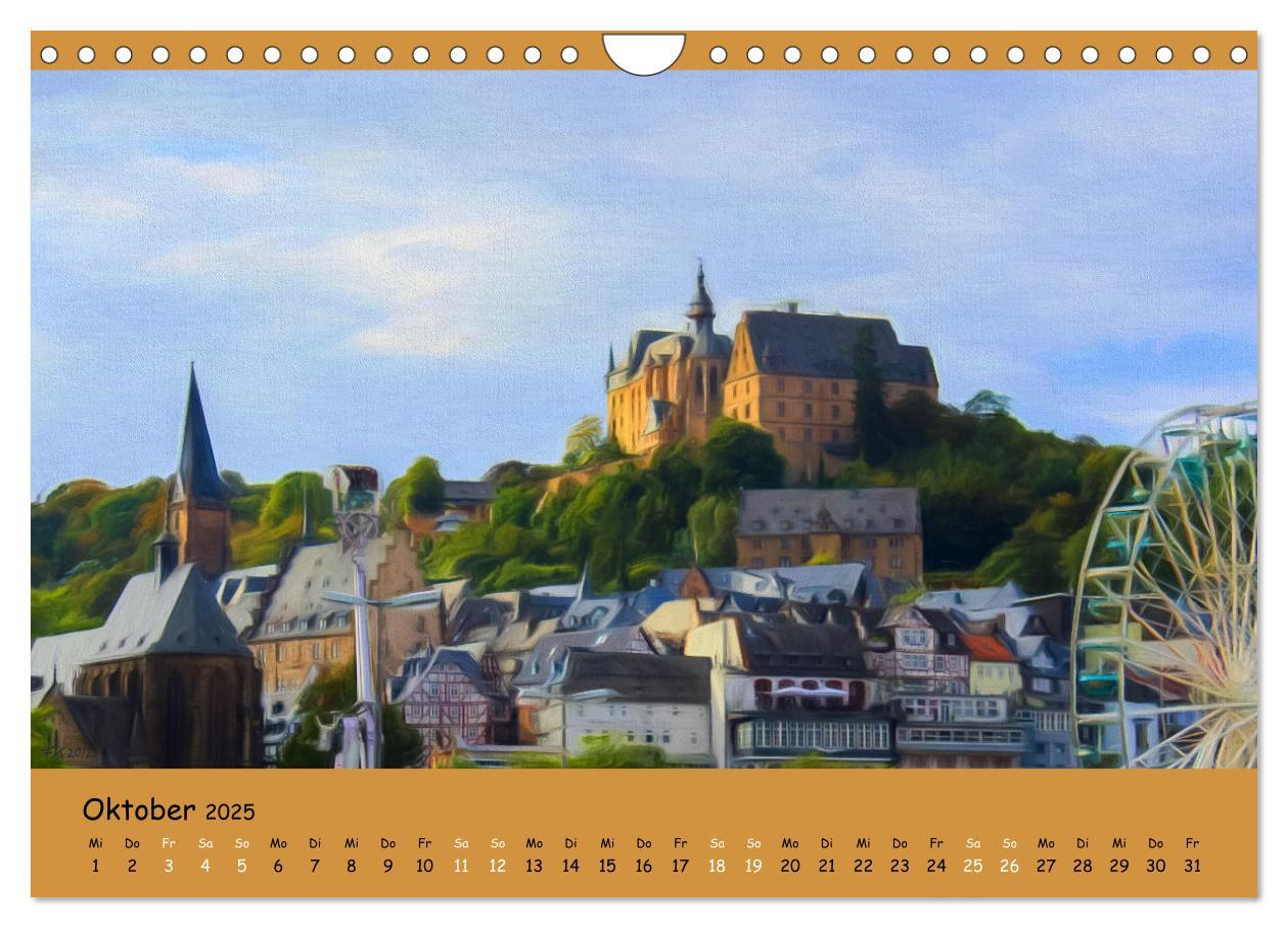 Bild: 9783435091942 | Malerisches Marburg (Wandkalender 2025 DIN A4 quer), CALVENDO...