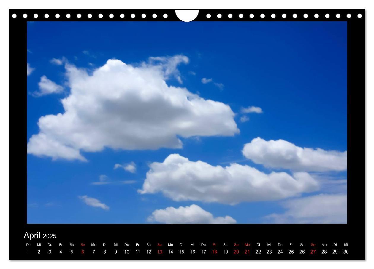 Bild: 9783435832828 | Wolkenbilder (Wandkalender 2025 DIN A4 quer), CALVENDO Monatskalender