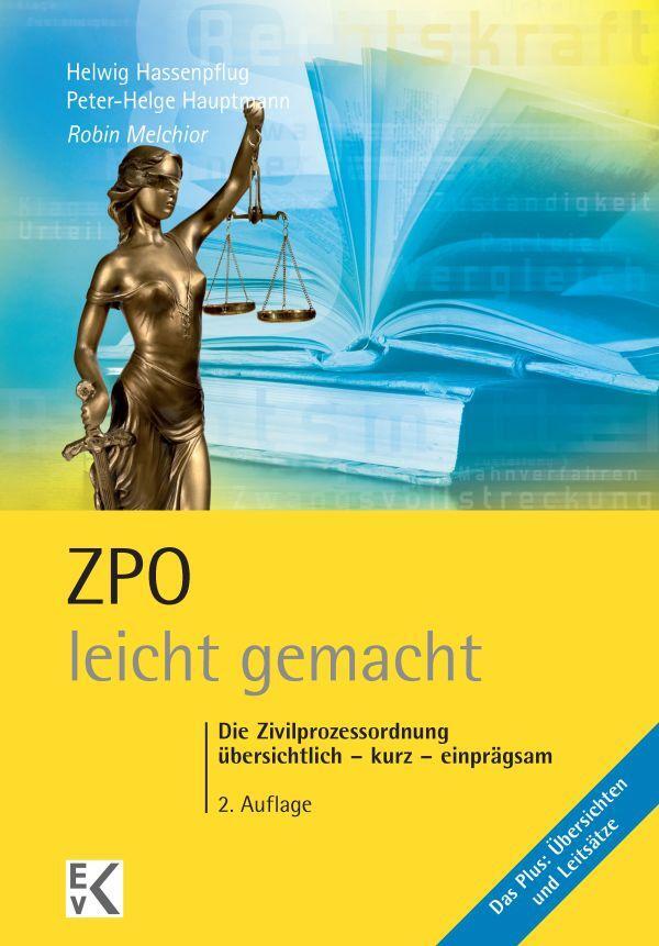 Cover: 9783874403108 | ZPO - leicht gemacht | Robin Melchior (u. a.) | Taschenbuch | 206 S.