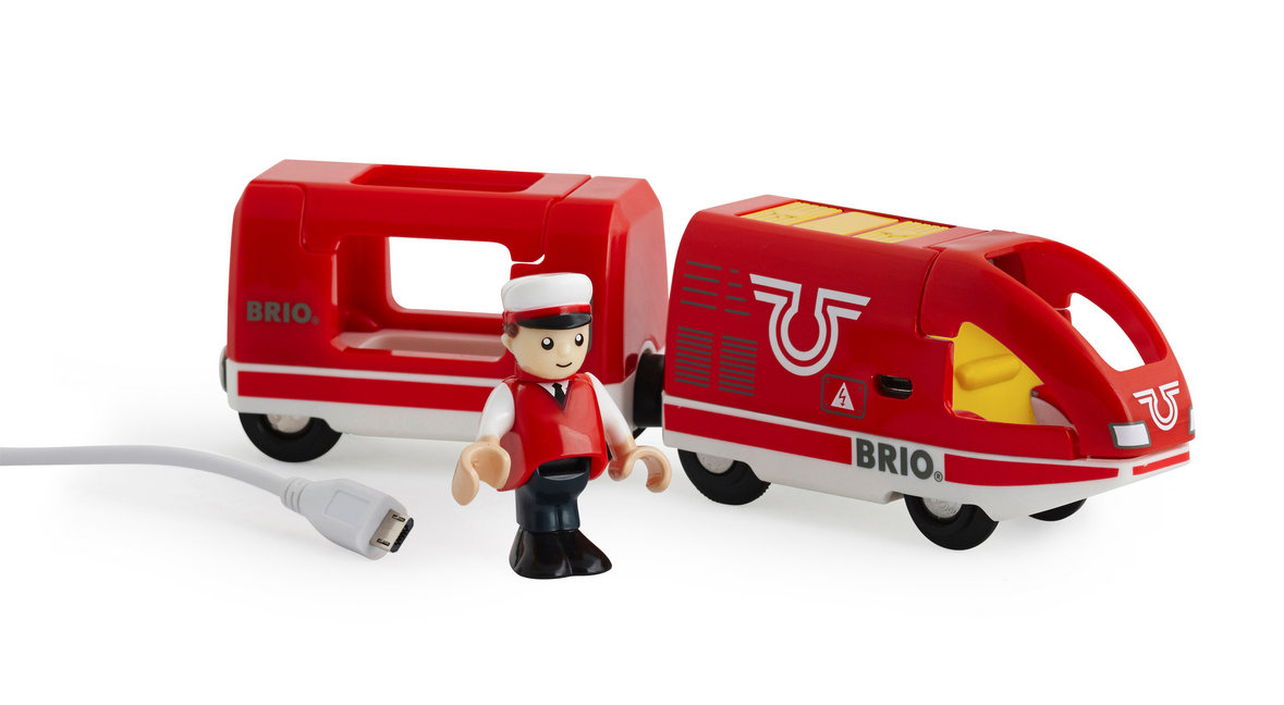 Bild: 7312350337464 | 33746 BRIO Roter Akku-Reisezug | BRIO® | Spiel | In Display-Karton