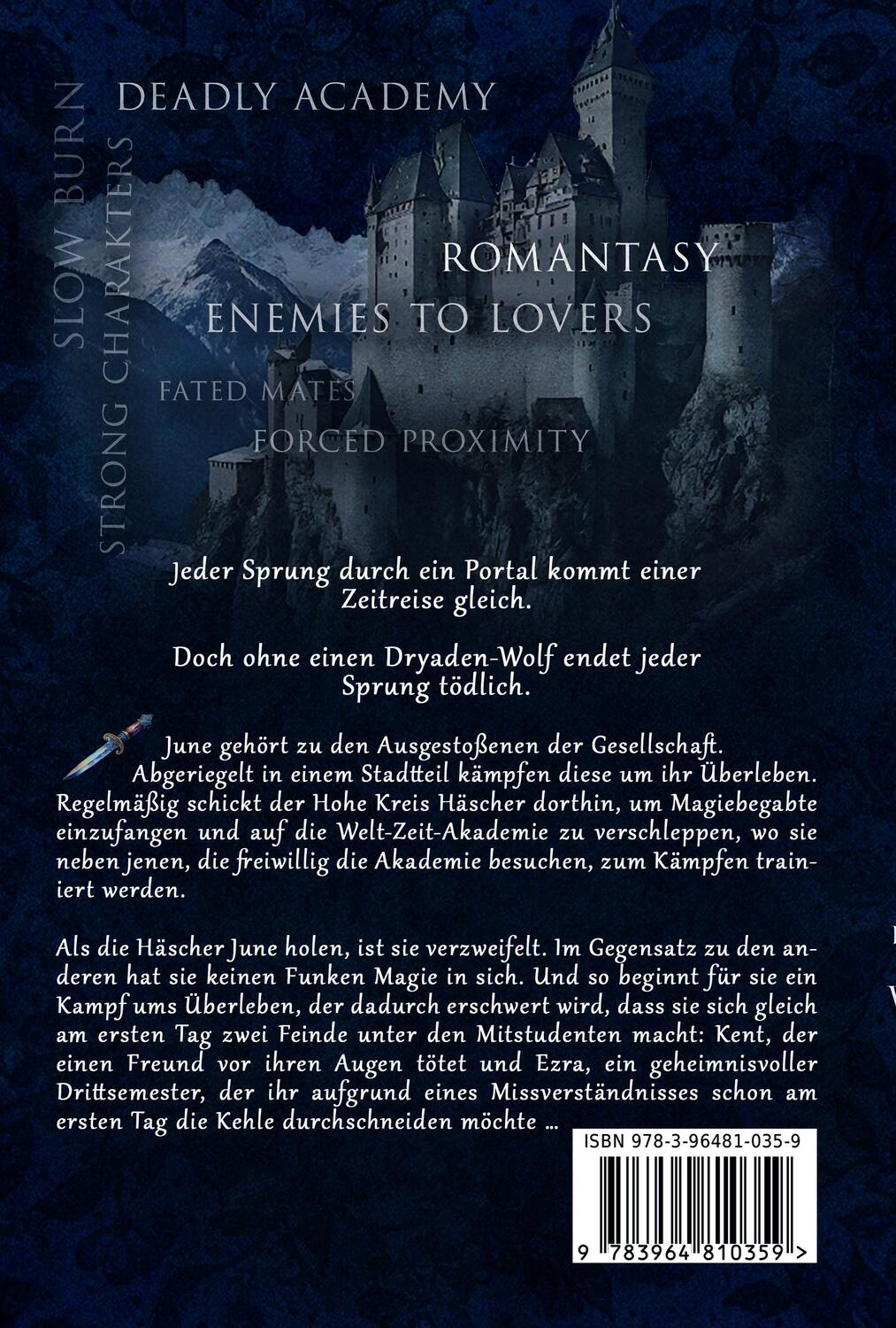 Rückseite: 9783964810359 | June und die Reise zur Wolfsjagd (Band 1 der Romantasy - Reihe) | Buch