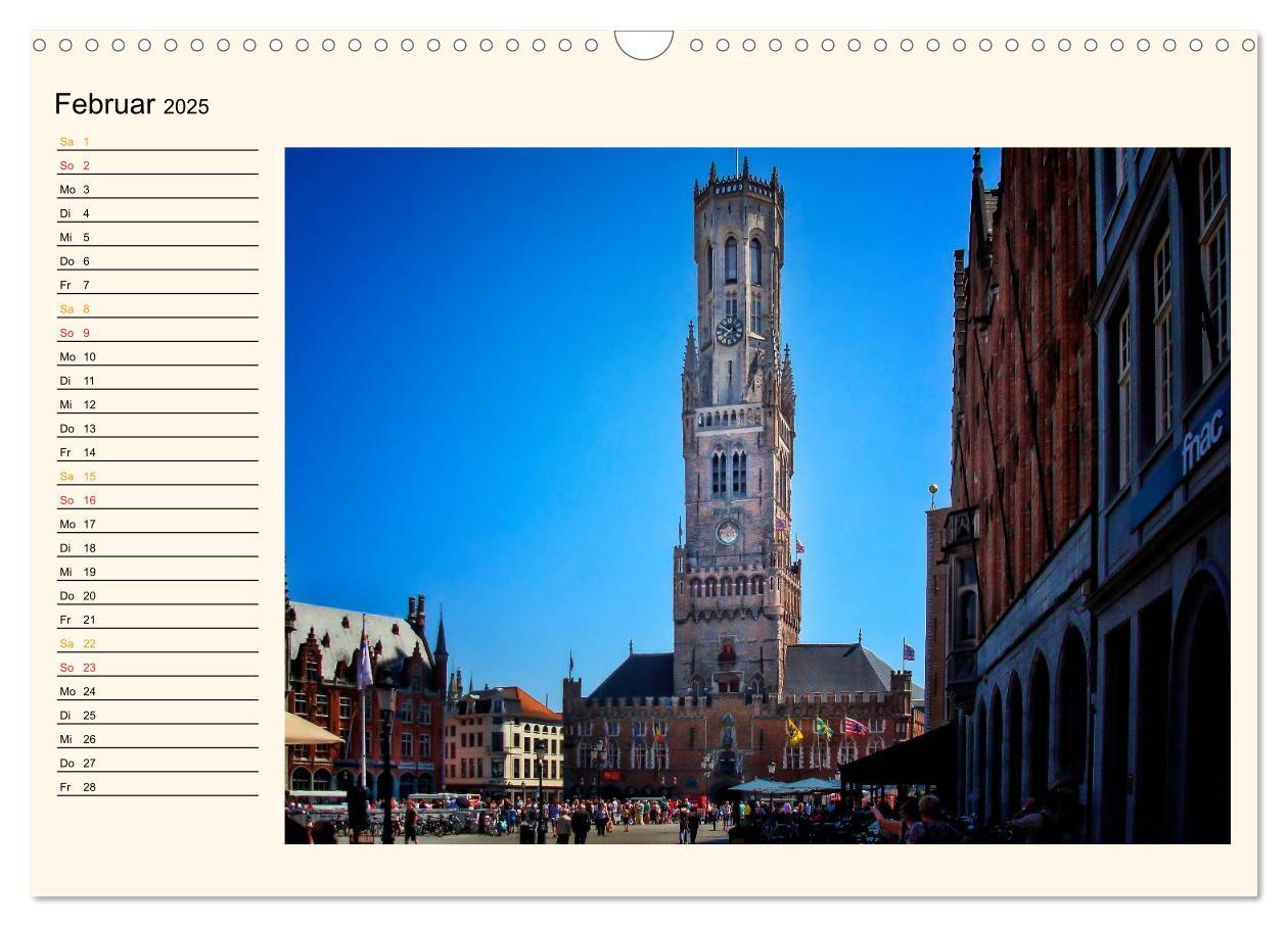 Bild: 9783435499502 | Brügge - Venedig des Nordens (Wandkalender 2025 DIN A3 quer),...